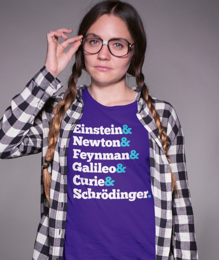 Science Lilac Ampersand T Shirt on Girl
