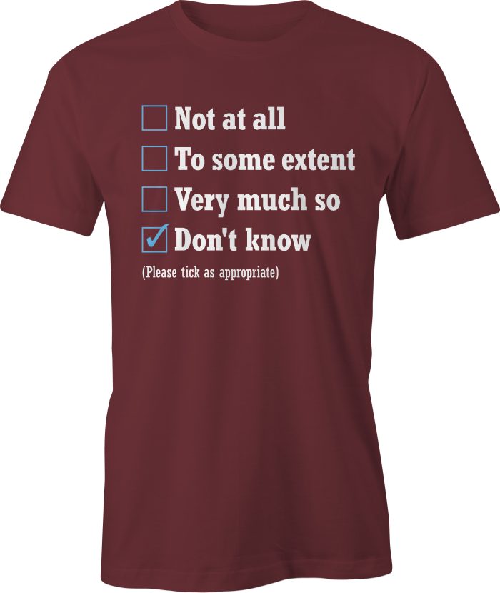 The Office appraisal t shirt in maroon